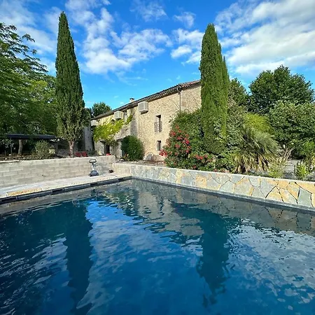 Mas Des Violettes Mas Provencal En Pic Saint Loup Konukevi Valflaunes