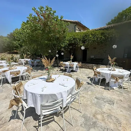 Konukevi Mas Des Violettes Mas Provencal En Pic Saint Loup Valflaunes